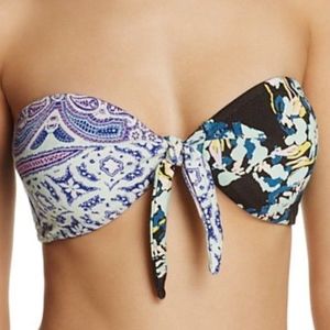 Free People Colorblock Loren Festival Bandeau Bra